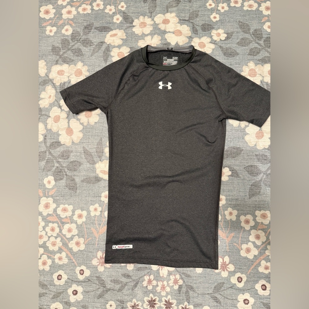 Under Armour Grey Compression Short Sleeve Tee